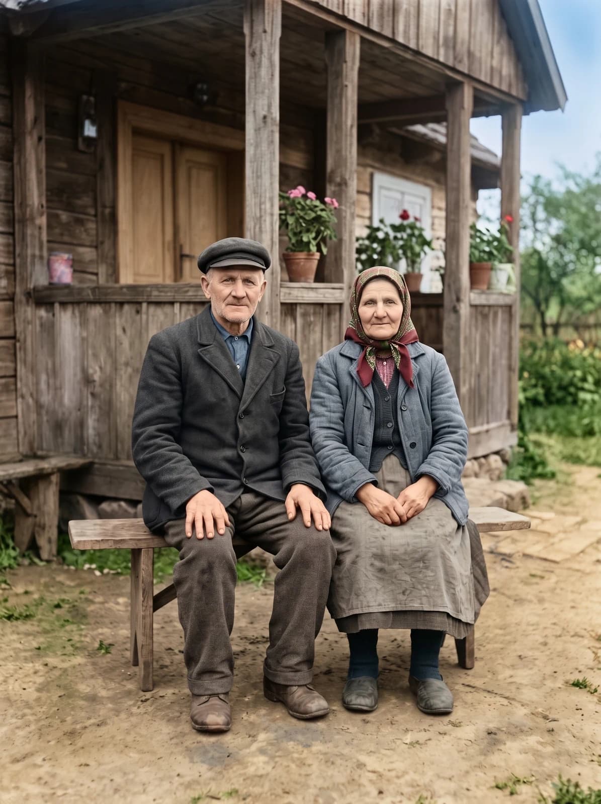 Efekt naprawy w Retuszuj.pl — pożółkłe zdjęcie